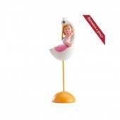 Figuras Cegonha com Bebé Menina batismo