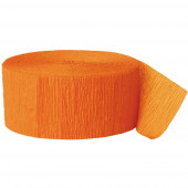 Fita Papel Crepe Laranja 24,6m