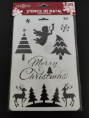 Folha de Stencil - Natal Modelo 3 - 2 uni