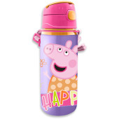 Garrafa Pop Up Porquinha Peppa 600ml