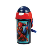 Garrafa Pop Up Spiderman Web 500ml