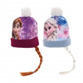 Gorro c/ trança Frozen - sortido