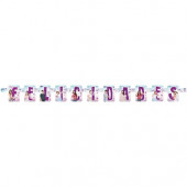 Grinalda aniversário Violetta Disney (1.5m)