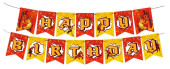 Grinalda Banner Happy Birthday Flash DC Comics