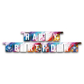 Grinalda Banner Happy Birthday Power Rangers