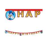 Grinalda Banner Sonic The Hedgehog Happy Birthday