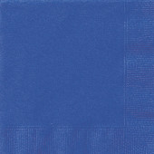 Guardanapos Cocktail Azul Royal 20 Und