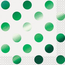 Guardanapos Cocktail Bolas Verdes – 16 Und