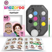 Kit Snazaroo Pinturas Faciais Fantasia 40 Rostos Kit Snazaroo Pinturas Faciais Fantasia 40 Rostos