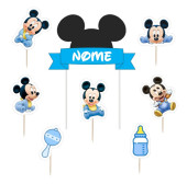 Kit Topo Bolo Mickey Bébé