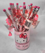 Lápis Hello Kitty com pendente