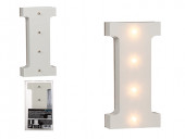 Letra I Luminosa c/ Leds