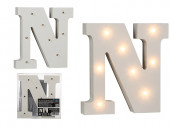 Letra N Luminosa c/ Leds
