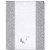 Lua cinza - Forra para muda fraldas bebé 50x72cm
