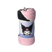 Manta Coralina Kuromi Hello Kitty 100x140cm