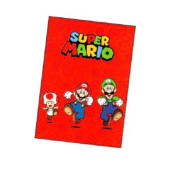 Manta Polar Super Mario Vermelho