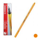 Marcador Fino Stabilo Point 88/54 Laranja 0.4mm - 10 Und