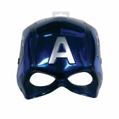 Máscara Capitão América Metalizada