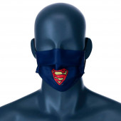 Mascara Comunitária Super Homem DC Comics Azul Escuro Juvenil