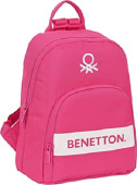 Mini Mochila Benetton Raspberry 30cm