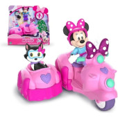 Minnie Figura Articulada + Moto Sidecar