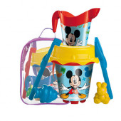 Mochila + Balde + Acessórios Praia Mickey