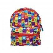 Mochila Corações 45 cm Privata Color
