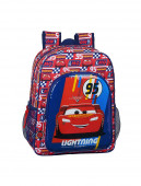 Mochila Escolar 38cm adap trolley Cars Racing Block