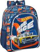 Mochila Escolar 38cm adap trolley Hot Wheels Speed Club