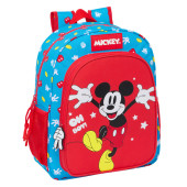 Mochila Escolar 38cm adap trolley Mickey Fantastic