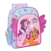 Mochila Escolar 38cm adap trolley My Little Pony Wild & Free