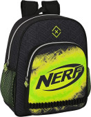 Mochila Escolar 38cm adap trolley Nerf Neon