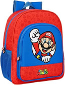 Mochila Escolar 38cm adap trolley Super Mario Nintendo