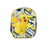 Mochila Escolar 3D Pikachu Pokémon 40cm