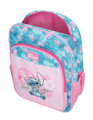 Mochila Escolar 40cm adap trolley Stitch Love