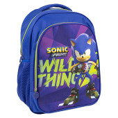 Mochila Escolar 41cm adap trolley Sonic Prime Wild Thing