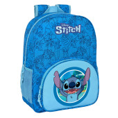 Mochila Escolar 42 cm adap trolley Stitch Disney