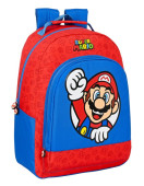Mochila Escolar 42 cm adap trolley Super Mario Nintendo