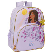 Mochila Escolar 42 cm adap trolley Wish Disney