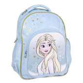 Mochila Escolar 42cm adap trolley Elsa Frozen Disney