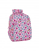 Mochila Escolar 42cm adap trolley Safta Heart Pink