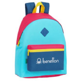 Mochila Escolar 42cm Benetton Colorine