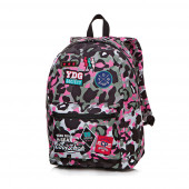 Mochila Escolar 42cm CoolPack Badges Camo Pink