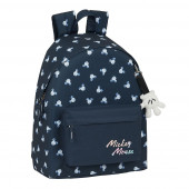 Mochila Escolar 42cm Mickey Moon