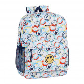 Mochila Escolar 43 cm adap trolley Smiley World Art