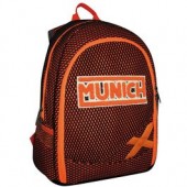 Mochila escolar 43cm Adap. Munihc - Laranja