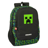 Mochila Escolar 44 cm adap trolley Minecraft