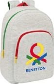 Mochila Escolar 46cm Benetton Pop adap trolley