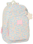 Mochila Escolar 46cm Blackfite8 Flores Blossom adap trolley