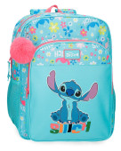 Mochila Escolar adap trolley 38cm Stitch Disney Aloha 2025